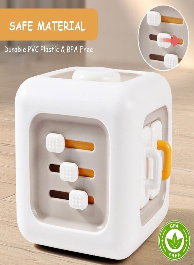 VATTU 6 in 1 Activity Cube for Toddlers 1-3, Educational Busy Toy for 1 Year Old Boys & Girls, Montessori Sensory Toy for Fine Motor Skills, Travel Friendly Birthday Gift - Image 4